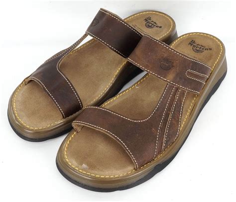 mens dr martens leather sandals size   england sandals mens flip flops leather straps