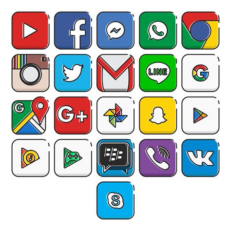 hot apps icon set  vector art  vecteezy