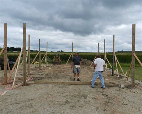 how to build a pole barn pole barn construction tips hansen buildings