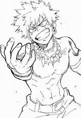 Coloring Kirishima Pages Hero Academia Comments sketch template