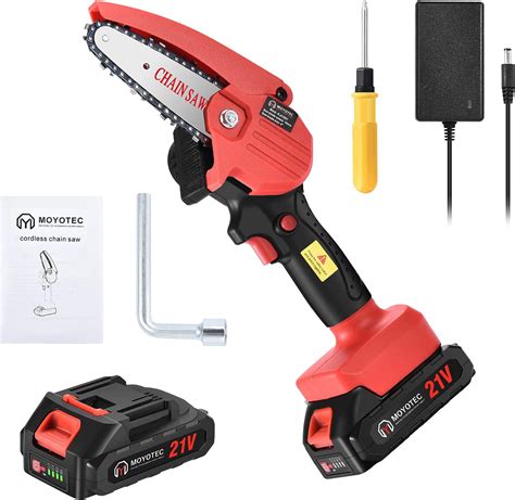 mini chainsaw cordless handheld   battery powered portable electric hand  pruning