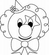 Clown Face Coloring Clipart Faces Clip Cartoon Circus Clowns Clipartbest Colouring Pages Squidoo Clipartix Cliparts Outline Designs Welcome Hat Kids sketch template