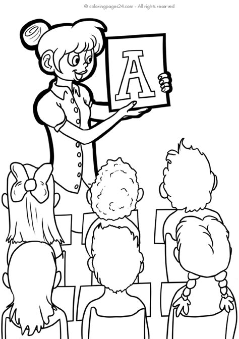 teachers  coloring pages