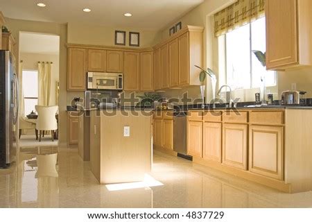 modern kitchen  granite countertops stock photo  shutterstock
