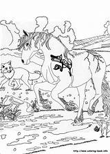 Bella Sara Coloring Pages Horses Fun Horse Printable Kleurplaat Magical sketch template