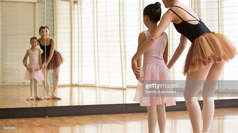 Ballet Teacher Teaching A Young Ballerina Photo Getty Images
