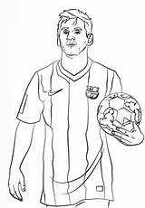 Messi Lionel Colorir Futebol Copa Categorias sketch template