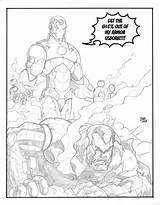 Patriot Iron Coloring Pages Template Ironman sketch template