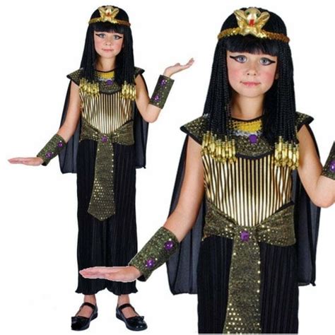 Cleopatra Girls Egyptian Queen Fancy Dress Costume 3 13 Years