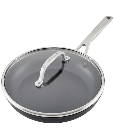 kitchenaid hard anodized aluminum nonstick 10 fry pan with lid