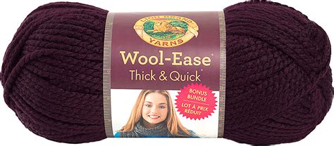 wool ease thick quick bonus bundle yarn eggplant walmartcom