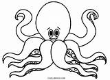 Octopus Coloring Pages Printable Kids Cool2bkids sketch template
