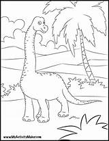 Coloring Pages Brontosaurus Clipart Popular Library Coloringhome Line sketch template