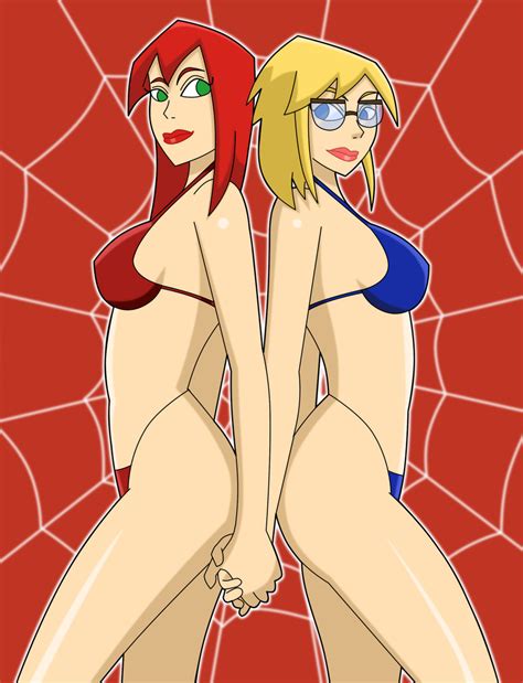 swimsuit lesbian sluts mary jane and gwen stacy lesbian hentai sorted