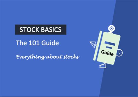 stock basics  beginners guide  stock investing getmoneyrich