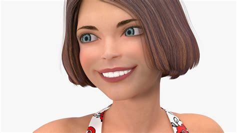 Cartoon Young Rigged Collection 3d Model 259 Max Free3d