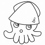 Squid Pages Splatoon sketch template