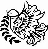 Dove Taube Ausmalbilder Doves Songbird Outline Bestcoloringpagesforkids Library sketch template
