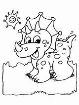 Styracosaurus sketch template