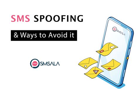 sms spoofing ways  avoid  smsala blog