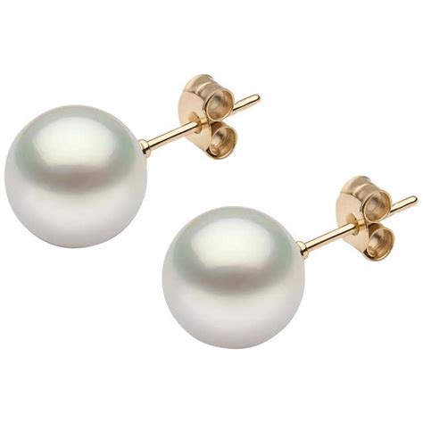 hannah martin london tahitian pearl gold earrings for sale at 1stdibs
