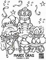 Gras Mardi Coloring Pages Printable Happy Sheets Kids Beads Pancake National Print Color Mask Getdrawings Carnival Pdf Getcolorings Coloringhome sketch template