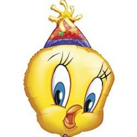 xl tweety bird super shape jumbo looney tunes foil mylar birthday party