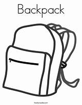 Coloring Luggage Getcolorings Backpack sketch template