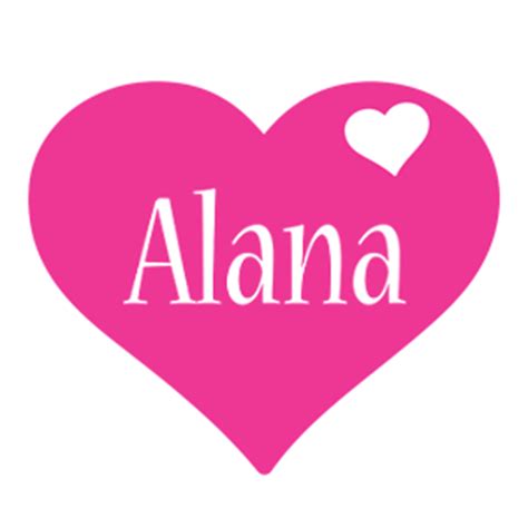 alana logo  logo generator  love love heart boots friday