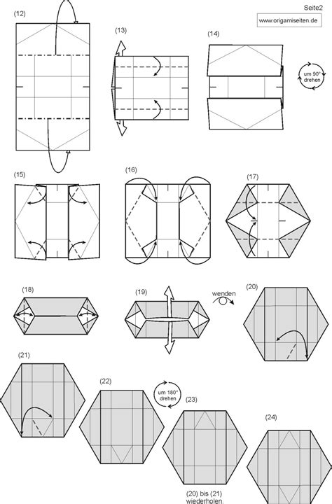 basteln origami schachtel anleitung  die papierschachtel kannst du