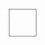 Cuadrado Quadrado Simbolo Geometricas sketch template