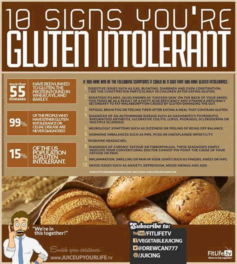 signs   gluten intolerant pictures   images