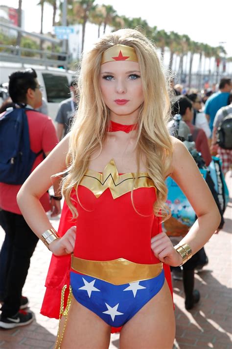 Wonder Woman Sexy Costumes At Comic Con 2015 Popsugar