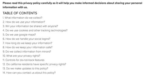 privacy policy  small business template  guide termly