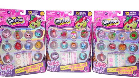 shopkins wild style  pack unboxing toy review   deluxe