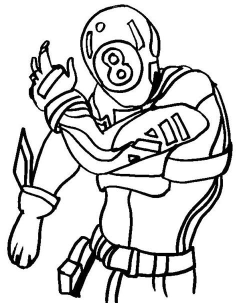 coloring page fortnite chapter  season   ball  coloring pages