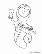 Olympic Wenlock London Pages Olympics Special Coloring Mascot Color Colouring Print Hellokids Mandeville Getcolorings Mascots Videos sketch template
