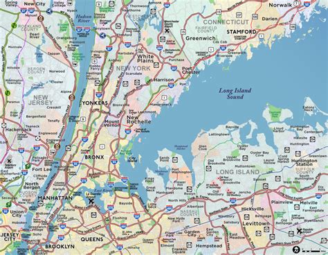 nyc tri state area custom mapping gis red paw