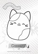 Squishmallows Coloring Pages Cameron Print Printable Noncommercial Individual Only Use sketch template