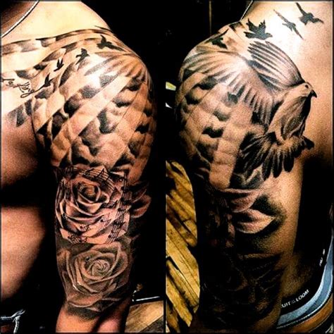 Meaningful Creative Half Sleeve Tattoos For Men Best