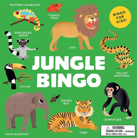 jungle bingo board game  mighty ape australia