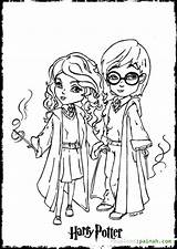 Coloring Potter Harry Pages Printable Cartoon Hogwarts Hermione Kids Print Adult Ginny Dobby Cute Weasley Ron Voldemort Color Drawing Getcolorings sketch template