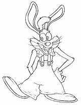 Rabbit Roger Pages Coloring Jessica Getdrawings Color Getcolorings Printable Colorin sketch template