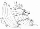 Skrill Sketch Deviantart Dragon Train Coloring Drawing Httyd Trainer Body sketch template