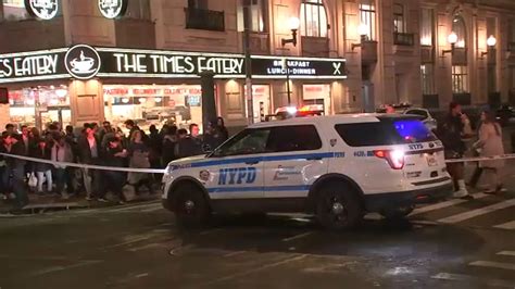 times square shooting deadly shooting in midtown may have been drug