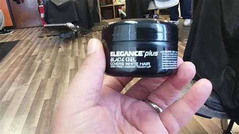 elegance black gel black hair gel semi permanent hair gel color youtube