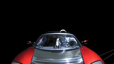 Raw Starman Orbits Earth In Musks Tesla