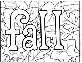 Leaves Fall Coloring Pages Getdrawings sketch template