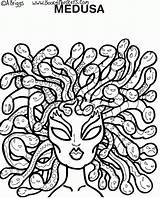 Coloring Medusa Pages Greece Greek Ancient Monsters Kids Color Drawing Easy Para Mythology Antigua Grecia Colouring Monster Printable Colorear Search sketch template