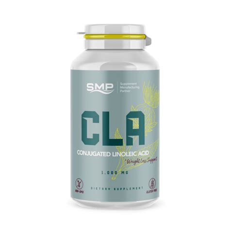 private label cla weight loss support mg  gmo gluten